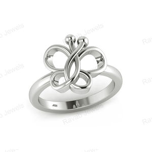 Haute Qualité Plaqué Or Fiançailles et Bijoux De Mariage pour Femmes Lunette Papillon Thème Usine Directe En Gros Nouvelle Arrivée - Product Image 3