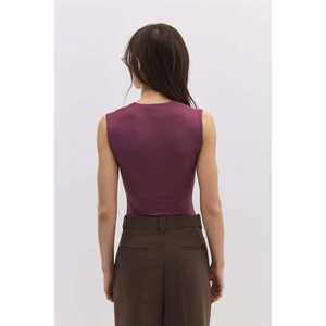 Body de cuello bajo y corte cuadrado - Product Image 5