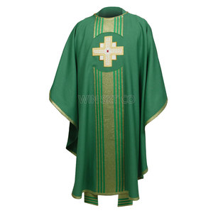 Chasuble de prêtre sur mesure à bas prix Logo personnalisé de haute qualité Service OEM Top tendance - Product Image 4