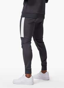 Ensemble de vêtements de sport respirants d'hiver pour hommes veste à capuche et pantalon à fermeture éclair à manches longues survêtements d'entraînement deux pièces solides - Product Image 5