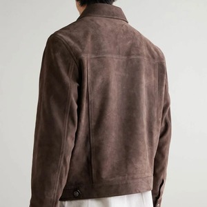 Chemises en cuir pour hommes, design et logo personnalisés, streetwear, en vente, fabriquées au Pakistan, haute qualité, best-seller, chemises en cuir véritable - Product Image 3