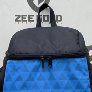 Grand sac à dos en nylon écologique pour hommes avec fermeture à glissière personnalisée OEM pour le baseball, le football, le basket-ball en plein air et d'autres sports - Product Image 2