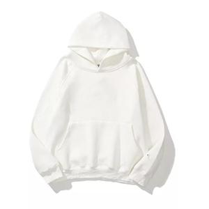 Wholesale Heavyweight Oversized Hoodies Unisex Custom logo Heavy Blank Pullover Hoodie <b>Thick</b> <b>Fleece</b> Cotton Men's Hoodies - Product Image 2