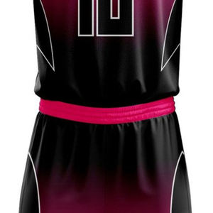 Maillot de basket-ball sur mesure avec logo, grande taille, respirant, antibactérien, séchage rapide, polyester imprimé, technique, prix d'usine, équipe - Product Image 4