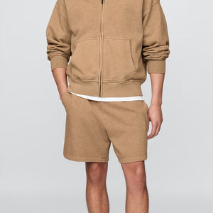 Vente en gros Coton Polaire French Terry Hommes Shorts Logo Personnalisé Hommes Sweat Shorts Jersey Casual Sports de Plein Air Shorts - Product Image 4