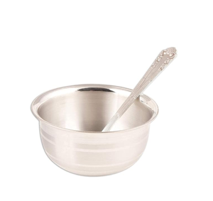 ชามเหล็กดีไซน์ทันสมัยสำหรับอาหารเย็นชามเหล็ก - Product Image 1