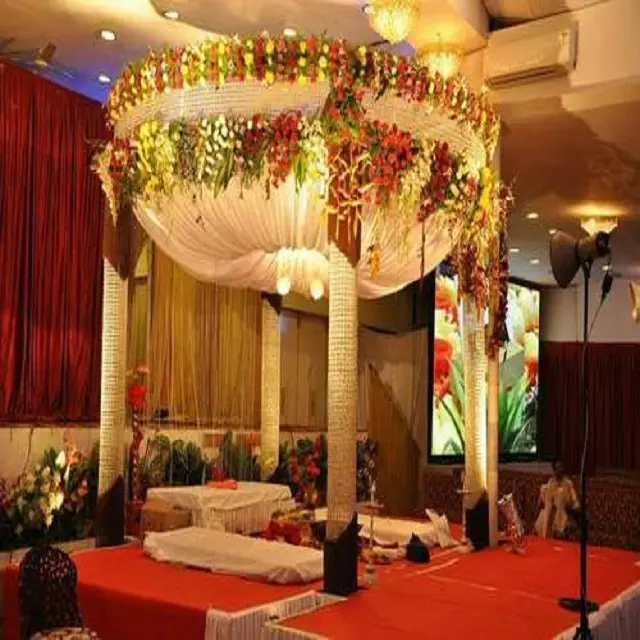 wedding mandap used for wedding stage and background decorations