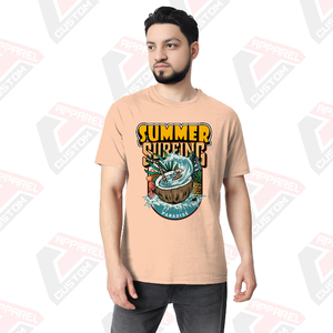 Camiseta cómoda ultrasuave esencial para hombre para el verano, apliques ecológicos, decoración, tela vaquera Batik de pana, opciones - Product Image 4