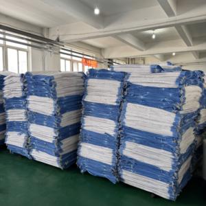 Saco de Rafia de Polipropileno Tejido para Envasado de Harina de Arroz y Patatas Vacías, Bolsa de Arroz de PP de 50 kg, Fabricación China - Product Image 2