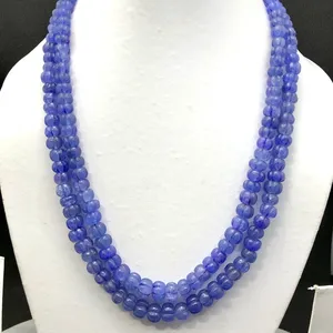 Collier en gros, émeraude russe naturelle, pierre précieuse bleue, 20 carats, forme ronde, 12 mm, haute qualité, fabrication de bijoux, stock limité - Product Image 3