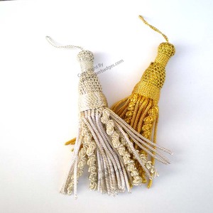 Borla para decoración Borla de seda para joyería Flecos de borla de SUPER BADGES COMPANY - Product Image 4