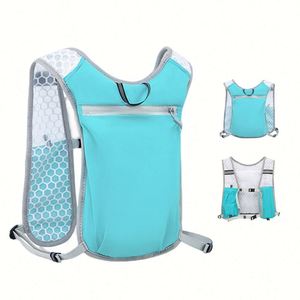 Lightweight Reflective <b>Hydration</b> Running Vest with Polyester Lining Portable <b>Backpack</b> for Outdoor Trail Running and Gym Use - Product Image 1
