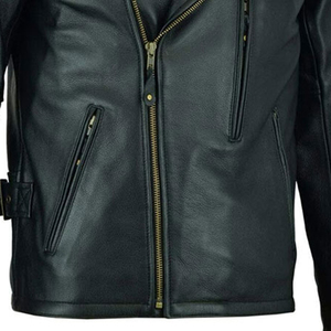 Chaqueta de cuero impermeable a prueba de viento de talla grande Anti-UV transpirable diseño frontal - Product Image 6