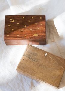 AVEC COMPTOIR Croissant Mosquée Cadeaux Sadaquah Box Ramadan Caisse en bois Eid Mubarak Tirelire Avec Comptoir - Product Image 4