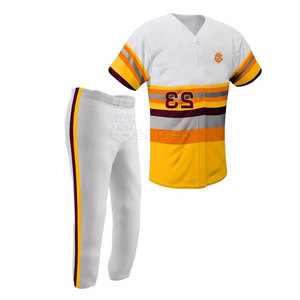 Uniforme de Béisbol Personalizado de Primera Calidad para Equipos Adultos, Conjunto de Jersey y Pantalones Cortos Transpirables de Secado Rápido, Tallas Grandes, Exclusivo, 100% Poliéster - Product Image 2