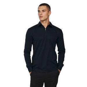 Camisas Polo Casuales para Hombre, Directo de Fábrica, Logotipo Bordado Personalizado, Tejido Transpirable, Manga Corta - Product Image 3