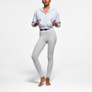 Sweat à capuche zippé personnalisé 100% coton pour hommes haute qualité 500 g/m² gris polaire couleur pure pull ample grande taille Option imperméable - Product Image 3