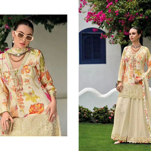 Trajes Indios y Pakistaníes Bordados en Chinon de Neeta Creation Designer, Salwar Kameez Sedoso de Secado Rápido para Fiestas - Product Image 1