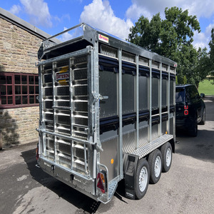 Nuevo Remolque para Caballos de Aluminio con Rampa y Barandas Laterales, Capacidad de 4000 kg, Remolques para Ganado Eurostock - Product Image 6