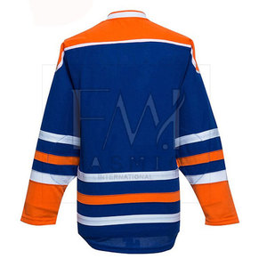 Conjunto de uniforme de hockey sobre hielo para hombre de poliéster 100% con pantalones cortos Diseña tu propio logotipo de nombre de equipo solo usado - Product Image 5