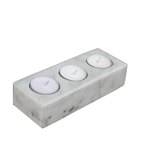 Classic Marble TOP SALE 3 stand <b>Tealight</b> <b>Holder</b> Natural Stone Candle Stand for Sophisticated Decor Perfect Gifting Celebrations - Product Image 1