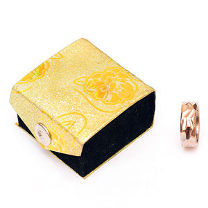 Burraq Custom Handmade Square Classic Mokume Gane Wedding Ring Box Perfect Gift for Dad Husband Boyfriend OEM Customization - Product Image 5