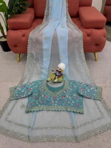 ชุดส่าหรีผ้าไหมจำนวนมากปักเลื่อมและลูกไม้เสื้อเบลาส์ผ้าไหมหรูหราส่าหรีผสม - Product Image 6