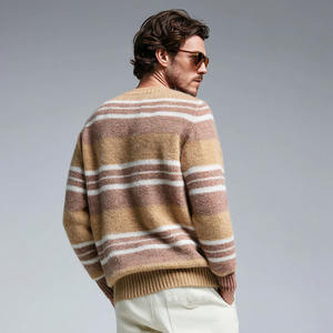 Suéter de Lana de Cachemira 100% de Alta Calidad, Tendencia Superior, para Logotipo Personalizado en la Parte Delantera, Transpirable, Color Sólido, Secado Rápido, Unisex para Invierno - Product Image 3