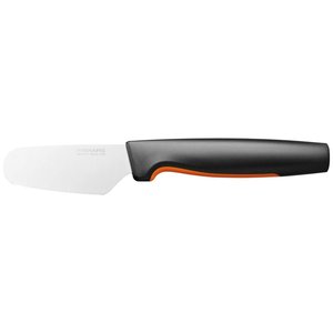 Fiskars Functional Form - Esparcidor de mantequilla de acero inoxidable negro, utensilios para queso, 1057546 - Product Image 1