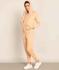 Pantalons cargo unisexes élastiques de qualité supérieure, ensemble de jogging, 2 pièces, pantalons de survêtement à capuche, bas de quantité minimale de commande, OEM, ODM, pour femmes - Product Image 5