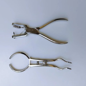 Juego de perforador de presa Dental | Alicates perforadores de presa de goma para equipo de laboratorio de dientes de dentista Herramientas de ortodoncia Equipos dentales CE - Product Image 3