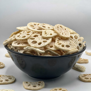 Délicieuses chips de racines de lotus séchées prix le plus bas racines de lotus séchées tranchées vente directe d'usine au Vietnam - Product Image 6