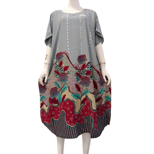 Vestido Casual Corto Tipo Kaftan para Mujer Vestido tradicional indonesio hecho con tela 100% rayón - Product Image 2