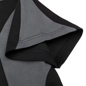 100% Cotton <b>Oversized</b> <b>Flannel</b> T-<b>Shirt</b> for Men Two-Color Casual Knitted Collarless Design Breathable and Comfortable Plus Size - Product Image 4