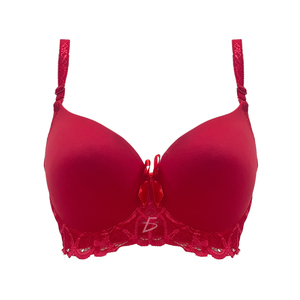 Reggiseno in pizzo con 3 gancetti posteriori taglia unica da donna, push-up, traspirante, tinta unita, senza spalline, senza ferretto, monopezzo, stampato, sexy e di tendenza - Product Image 3