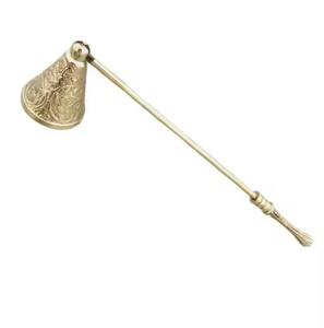 Abatidor de velas de Metal de estilo lujoso, candelabro de la mejor calidad, apagador de velas con acabado chapado en oro - Product Image 2