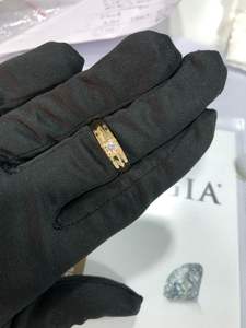 14K Joyería fina 0.252 Ct Diamante de corte redondo natural Anillo de aniversario de compromiso para hombres en oro de moda de 14K - Product Image 6