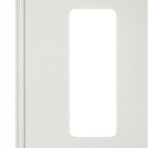Manija Rectangular Blanca Mate de Poliamida 99% Pura 539B para Puertas Corredizas de Madera con 19mm de Grosor, 100mm de Largo y 60mm de Ancho - Product Image 3