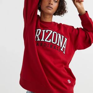 Sweat-shirt en molleton de coton épais pour femmes Sweat-shirt à col en O Pull-over décontracté Imprimé personnalisé Sweat-shirt pour femmes - Product Image 3