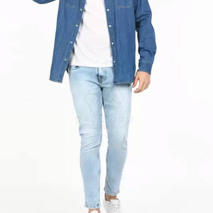 Gran oferta de pantalones vaqueros de pana de algodón 100% para hombre, Pantalones rectos informales hechos a medida, patrón medio sólido, cintura media, transpirable, Invierno - Product Image 4