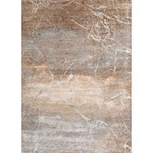 พรม Urban Pause โดย Kavi Beige & Brown ทำจากขนสัตว์ถักมือและไหมไผ่ ลายแบบนามธรรม สำหรับห้องนั่งเล่น รุ่น ESKN-115 เหมาะสำหรับวัยรุ่น - Product Image 1