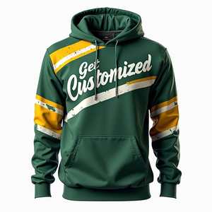 Sweats à capuche personnalisés au toucher doux pour hommes, basiques en coton mélangé, surdimensionnés, sublimés, streetwear, durables, décontractés, pull-over - Product Image 2