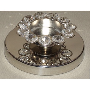 Portavelas de Cristal con Cuentas, Nuevo, para Decoración de Mesa de Comedor de Hotel, Portavelas de Luces de Vela Famosas - Product Image 2