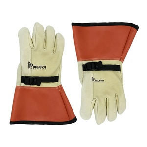 Gants de soudage en cuir industriels avec logo personnalisé, résistants à la chaleur, pour la construction, l'usine, l'hiver, vente en gros - Product Image 3