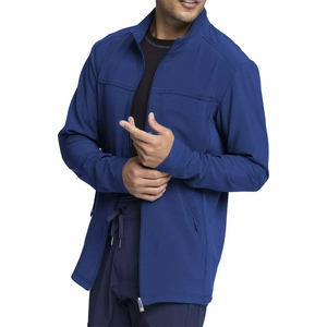 Vestes extensibles de qualité supérieure pour hommes, vêtements de travail, veste d'infirmière, d'hôpital, veste zippée à l'avant - Product Image 4