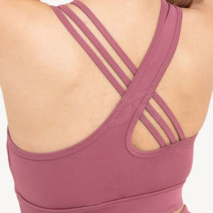 Sujetador Deportivo para Mujer, Transpirable, Reversible, Sin Costuras, Acolchado, de Alta Sujeción, Top Deportivo Cómodo y Elástico para Gimnasio y Yoga - Product Image 5