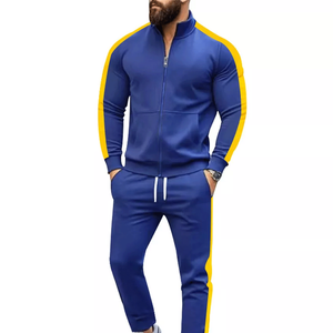 Survêtement athlétique haute Performance haut à glissière et bas de jogging tenue de survêtement 2 pièces pour hommes - Product Image 6