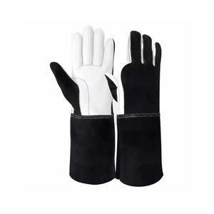 Offre Spéciale Résistant À La Chaleur Travail Protection Main Sécurité En Cuir Conducteur Gants Travail Industriel Jardin Construction Gants En Cuir - Product Image 6