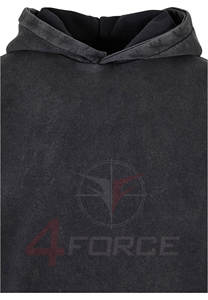 Sudadera con Capucha para Hombre, Lavado Ácido, 500GSM, Felpa de Algodón, Talla Grande, Sudadera Holgada, Fabricante de Ropa Urbana, Etiqueta Privada OEM, Personalizable - Product Image 6