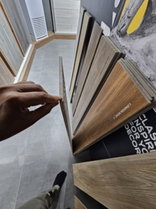 Modern Design Premium Porcelain Wood Tile ACCENTS 200x1200mm Non-Slip Semi-Matte Finish 10mm Thick for <b>Wall</b> Floor Living Room - Product Image 4